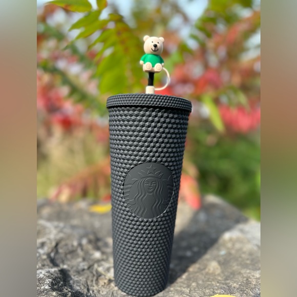 2022 New Starbucks Matte Black Studded Tumbler Cup - Picture 1 of 3